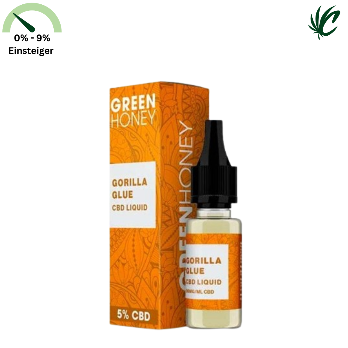 Green Honey CBD E-Liquid 5%  Gorilla Glue - 10ml