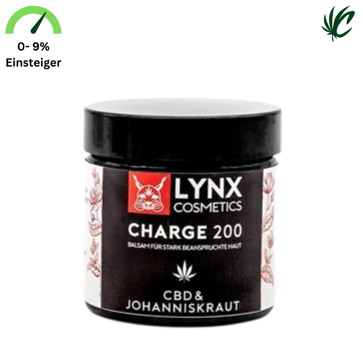 LYNX CBD Balsam Johanniskraut Charge 2,5% / 5% CBD  25g